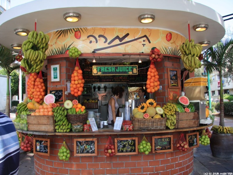 tel aviv  obststand